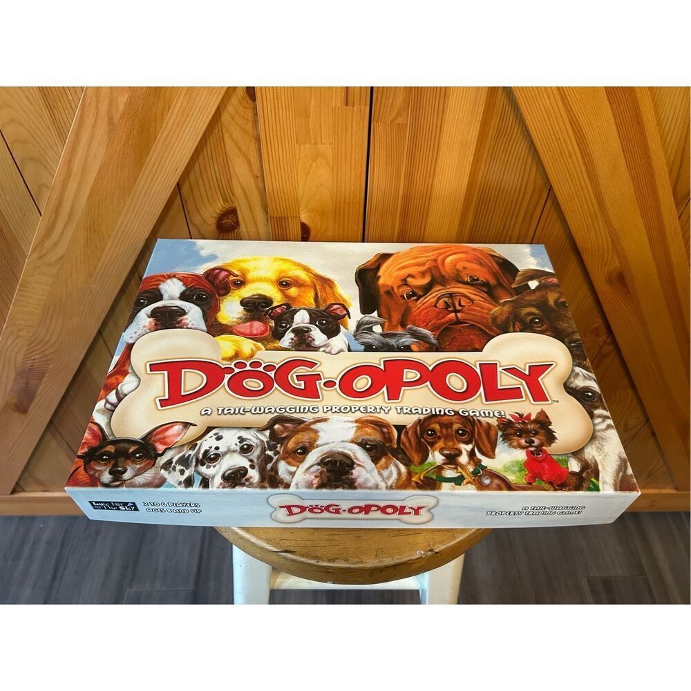 Game DOG-OPOLY Board By Late For The Sky. Made In USA NIOB (7685)